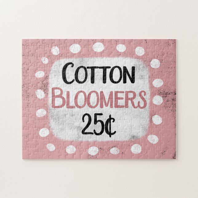 Algodão Bloomers 25 Centavos Quebra-cabeça de serr (Horizontal)