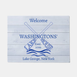 Algodão do lago de cabine tapetes porta porta port