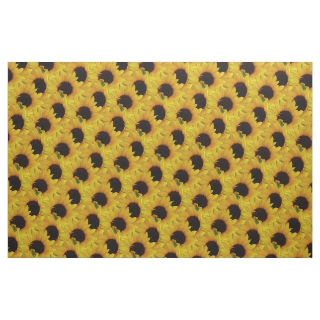 Algodão do tecido do girassol do tecido do (Fat Quarter)