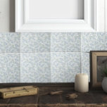 Algodão francês Sage Blue Floral verde<br><div class="desc">Com um sábio romântico verde e azul esqueçam-me,  não design floral,  estes azulejos lembram-se das cascas francesas e da riviera,  perfeitas para criar espaços acolhedores.</div>