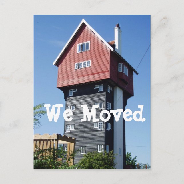 Algodão Louco Mudamos de Cartões de Endereço (Frente)