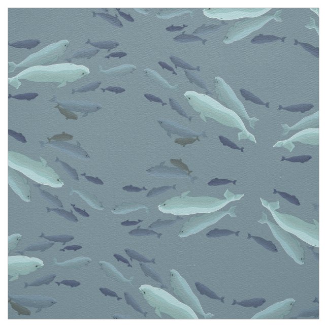 Algodão ou político do tecido da baleia da beluga (Modelo)