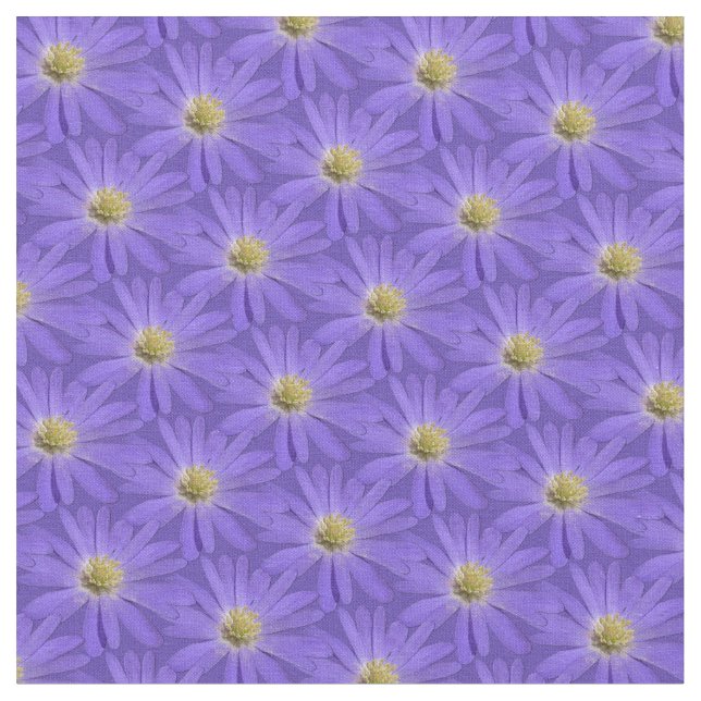Algodão Tecido de margarida roxa-margarida Tecido  (Detalhe)