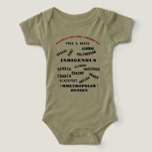 ALGODÃO—UNISEX NEWBORN a 24 MESES/ NATIVE AMERICAN