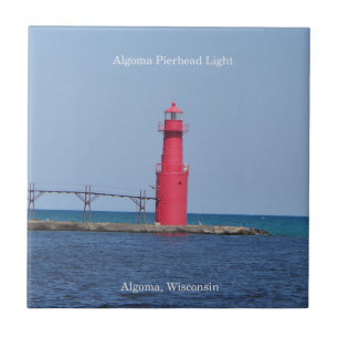Algoma Pierhead Light azulejo