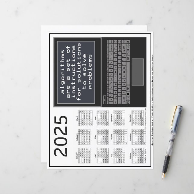 Algoritmos de laptop Resolvem Problemas no Calendá (Frente/Verso In Situ)