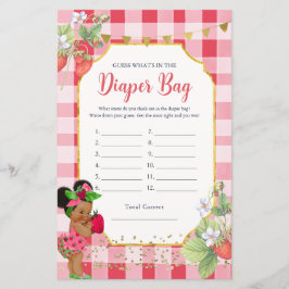 Alguém Berry Sweet Strawberry Whats na Fralda Bag