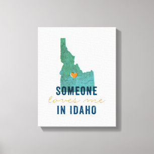 Alguém me ama na Canvas de Idaho
