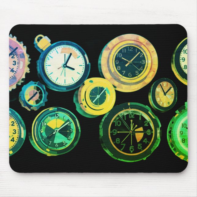 Alguém Realmente Sabe Que Hora É Mousepad (Frente)