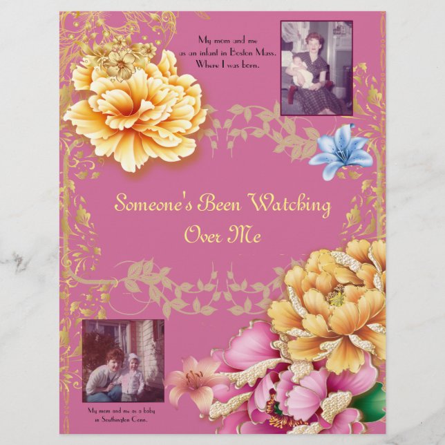 Alguém tem vigiado o meu papel personalizado (Frente)