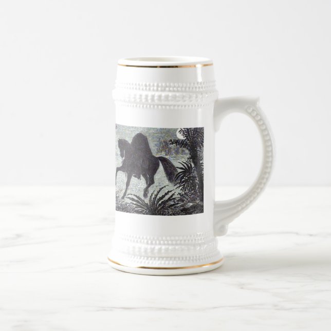 Alguém Viu Minha Cabeça? Caneca de cerveja (Direita)