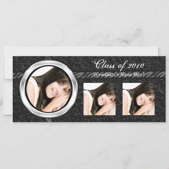 Algum anúncio preto da graduação de Year~, 3 fotos (Frente)
