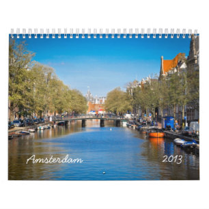Algum calendário de parede de Amsterdão do ano