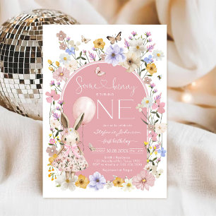 Algum Coelhinho é UM Primeiro Convite de Aniversár