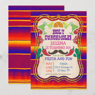 ALGUM EVENTO - convite de festas mexicano da festa