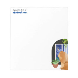 ALGUM LUGAR O Chow personaliza o bloco de notas