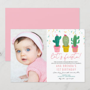 ALGUMA IDADE - convite do aniversário do cacto da