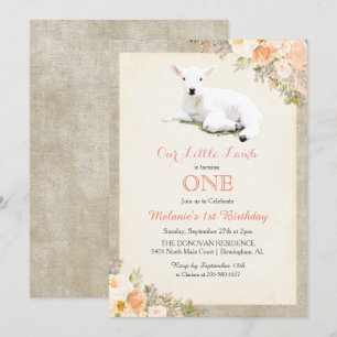 ALGUMA IDADE - convite pequeno do aniversário do