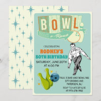 ALGUMA IDADE - convite retro do aniversário da