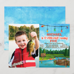 ALGUMA IDADE - ida pescar o convite do aniversári