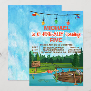 ALGUMA IDADE - ida pescar o convite do aniversári