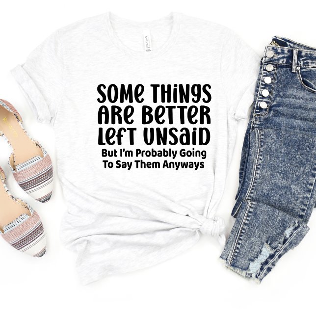 Algumas Coisas São Melhor Camiseta De Meme Engraça (Criador carregado)