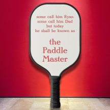Alguns chamam-lhe "Paddle Master Pickleball Paddle