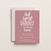 Alguns Convites de aniversário Bunny