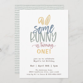 Alguns Convites de aniversário Bunny