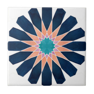 Alhambra azulejos flores coloridas