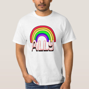 Aliado da Comunidade LGBTQIA+ Camisa Orgulho com