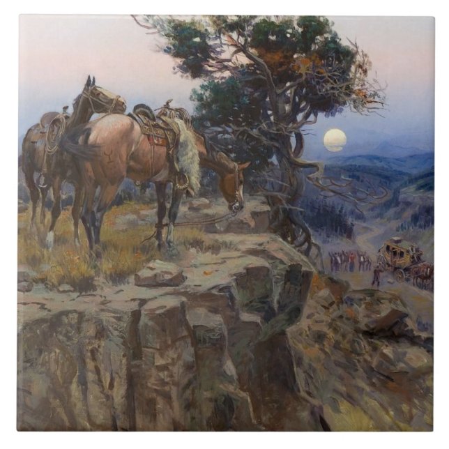 "Aliados inocentes" por Charles M Russell (Frente)