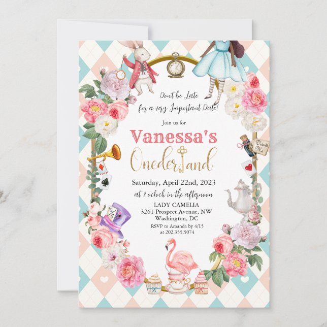 Alice Afro-Americana no Convite à Terra Marinha (Frente)