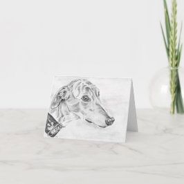 Alice - Cartão de arte Greyhound (a10)