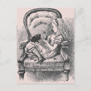 Alice com cartão postal da Dinah