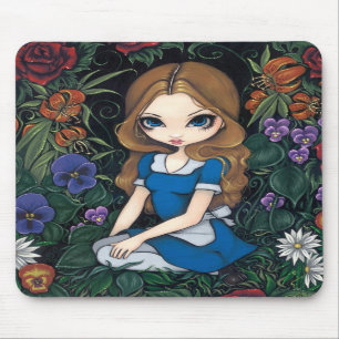 "Alice e as flores" Mousepad