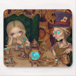 "Alice e o Hatter louco" Mousepad