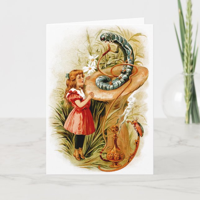 Alice e os Cartões de Saudação da Lagarta (Frente)