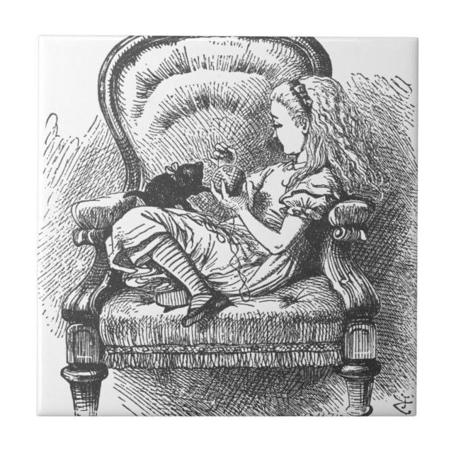 Alice e seu gatinho (Frente)