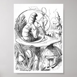 Alice encontra a Poster da lagarta