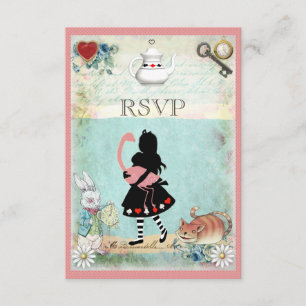 Alice, Flamingo e Cheshire Cat RSVP