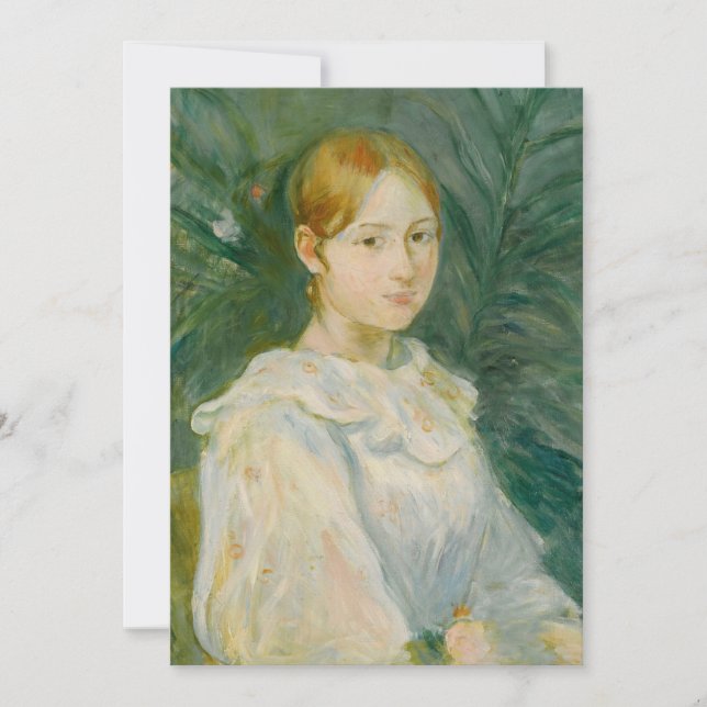 Alice Gamby en Buste | Berthe Morisot (Frente)
