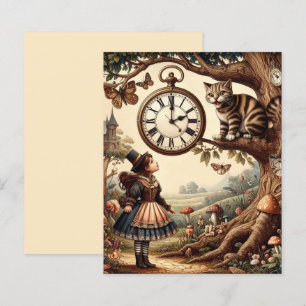 Alice & Gato de Cheshire: Fantasia Caprichosa do P