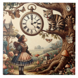 Alice & Gato de Cheshire: Fantasia Caprichosa do P