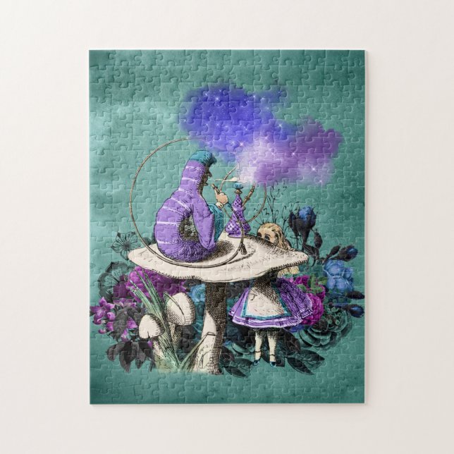 Alice Gótica VI - A Lagarta E Alice Quebra-cabeça (Vertical)