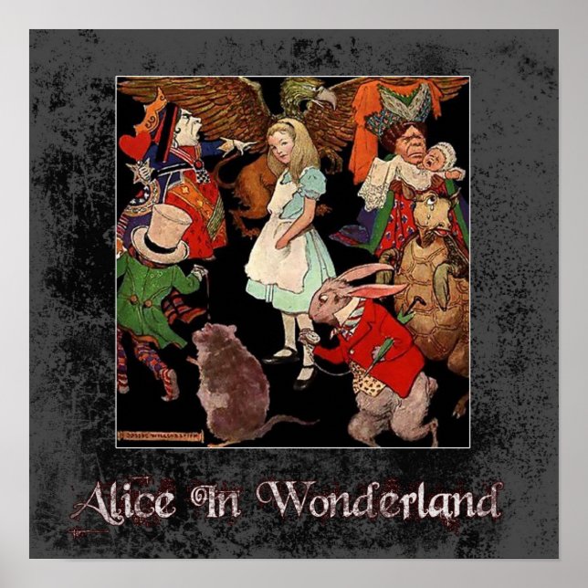 Alice In Wonderland 1 Poster (Frente)