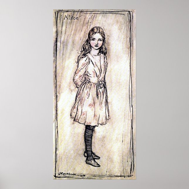 Alice In Wonderland Poster (Frente)