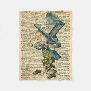 Alice Mad Hatter joga cobertor no País das Maravil