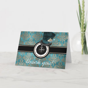 Alice Mad Hatter no Cartões de agradecimentos das