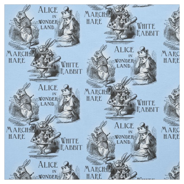 Alice no azul do tecido de matéria têxtil do país (Modelo)